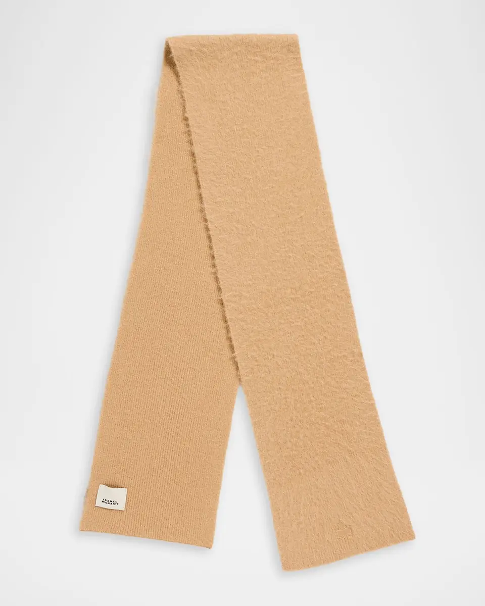 Isabel Marant Peliz Baby Alpaca-Blend Scarf | Thumbnail 5