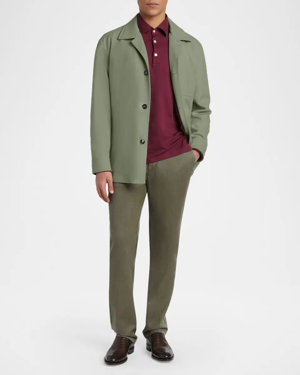 Kiton Men's Cashmere Outdoor Jacket | Thumbnail 2
