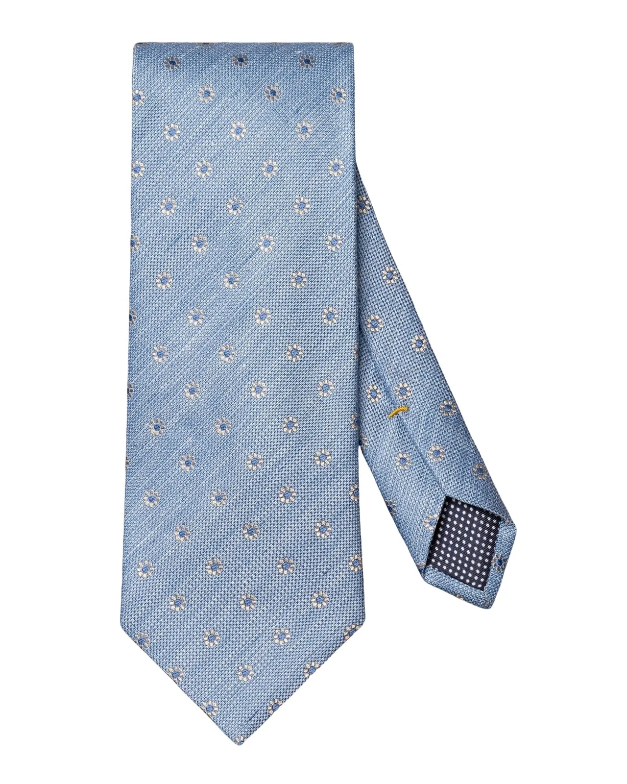 Men's Woven Floral Silk and Linen Tie Men's Woven Floral Silk and Linen Tie