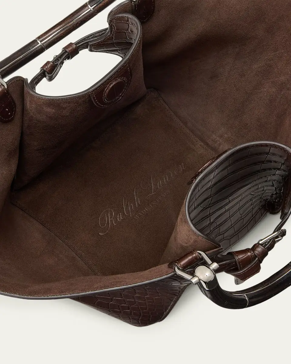 Ralph Lauren Collection The Ralph Alligator Tote Bag | Thumbnail 4 Ralph Lauren Collection The Ralph Alligator Tote Bag | Thumbnail 4