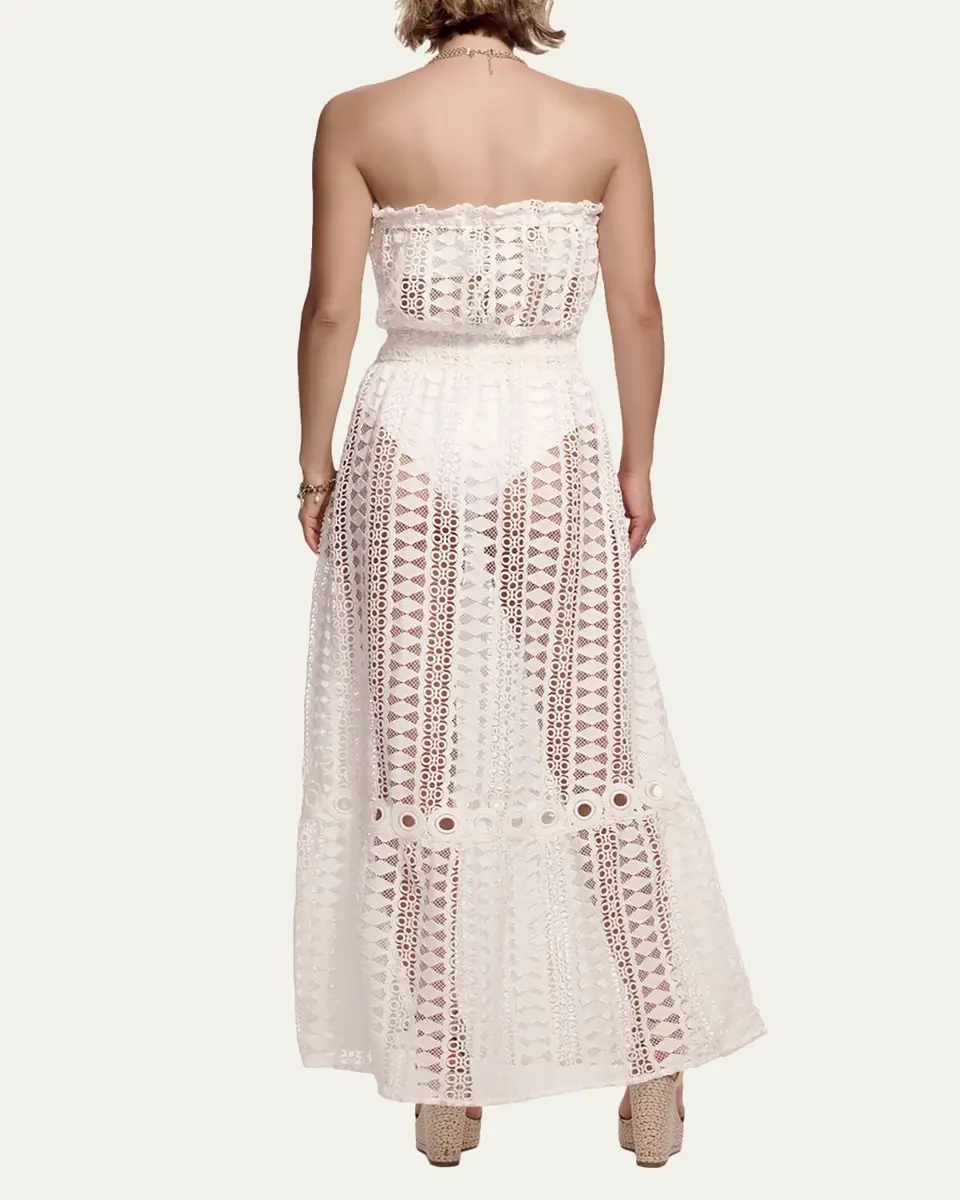 Ramy Brook Henrietta Embroidered Strapless Maxi Dress | Thumbnail 3 Ramy Brook Henrietta Embroidered Strapless Maxi Dress | Thumbnail 3