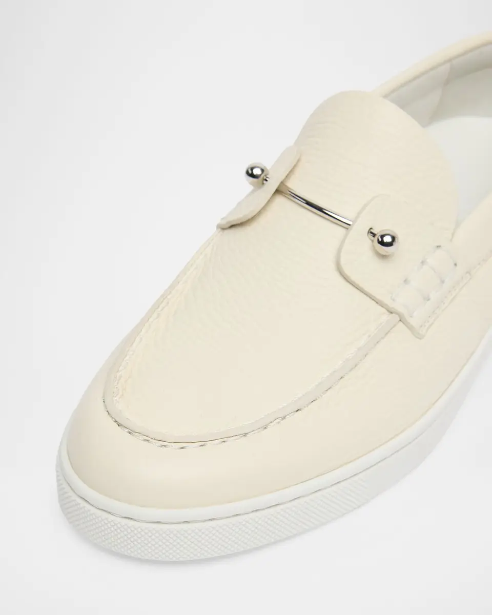 Christian Louboutin Chambeliboat Donna Leather Boat Shoes | Thumbnail 3