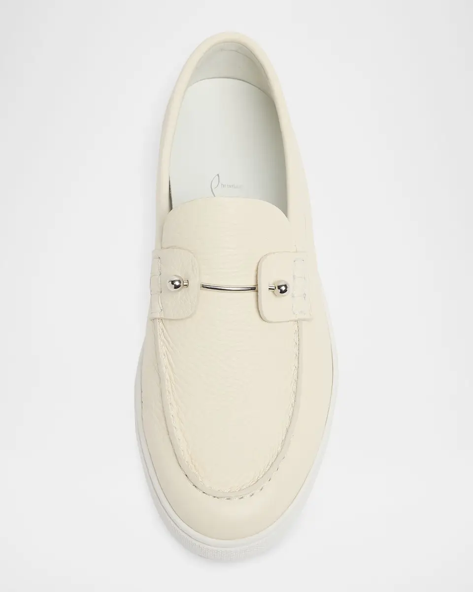Christian Louboutin Chambeliboat Donna Leather Boat Shoes | Thumbnail 4
