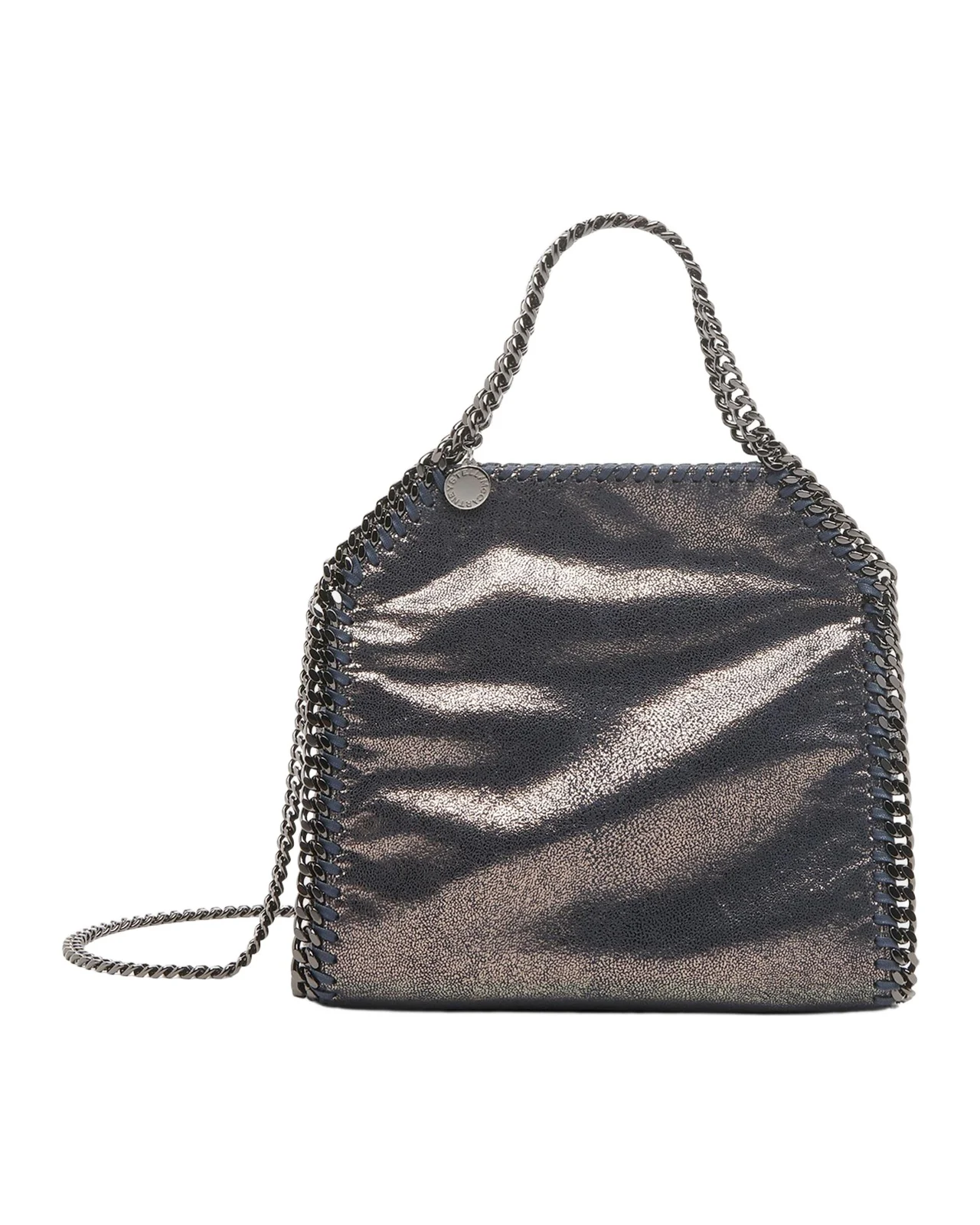 Falabella Mini Metallic Vegan Leather Tote Bag Falabella Mini Metallic Vegan Leather Tote Bag