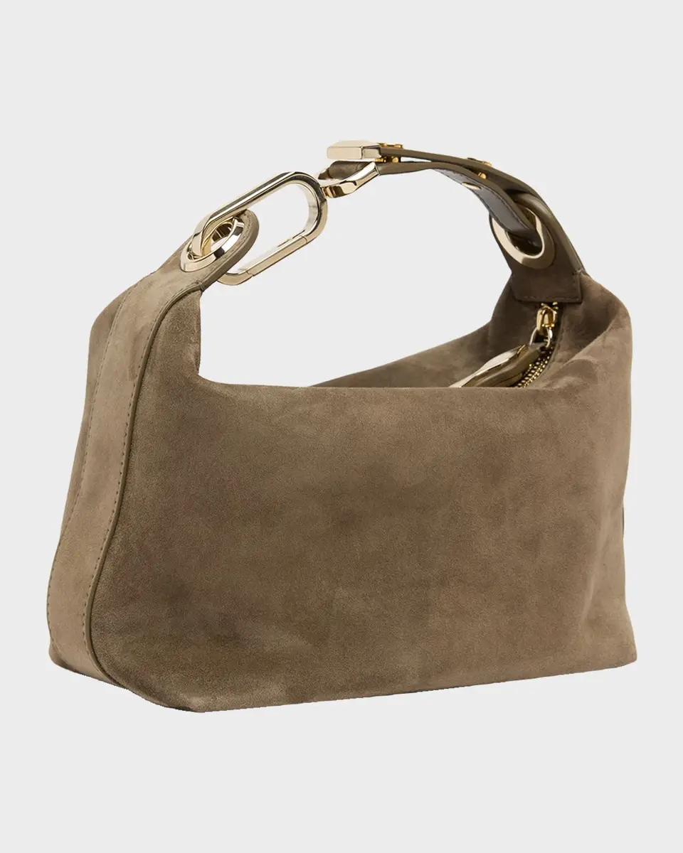 Christian Louboutin Flo Suede Pouch Bag | Thumbnail 3 Christian Louboutin Flo Suede Pouch Bag | Thumbnail 3