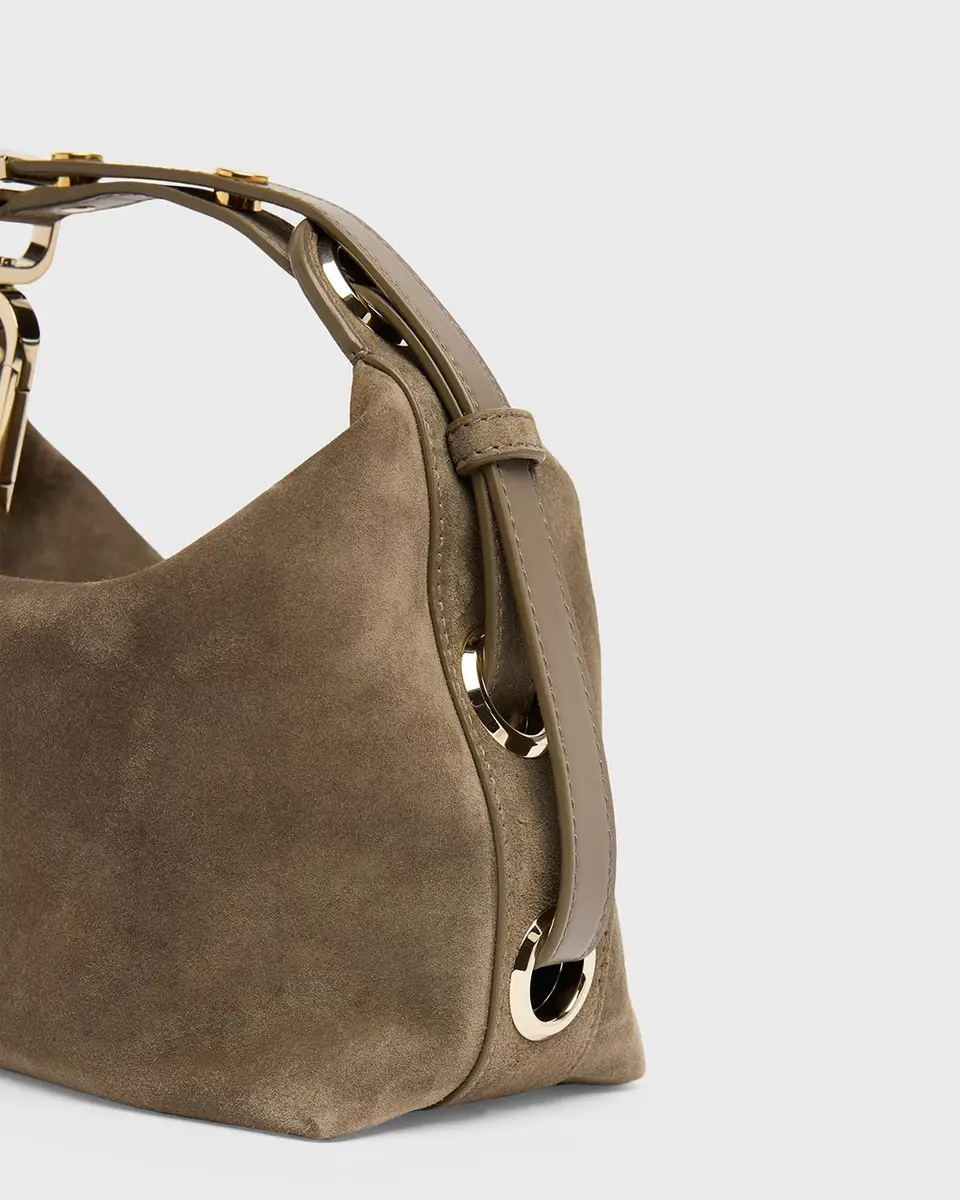 Christian Louboutin Flo Suede Pouch Bag | Thumbnail 5 Christian Louboutin Flo Suede Pouch Bag | Thumbnail 5
