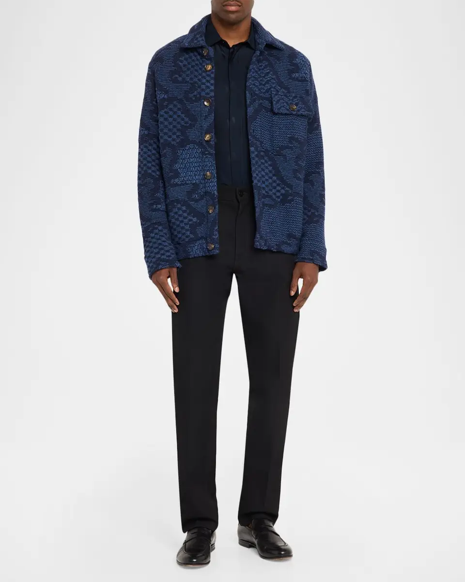 Etro Men's Roma Knitted Overshirt | Thumbnail 2