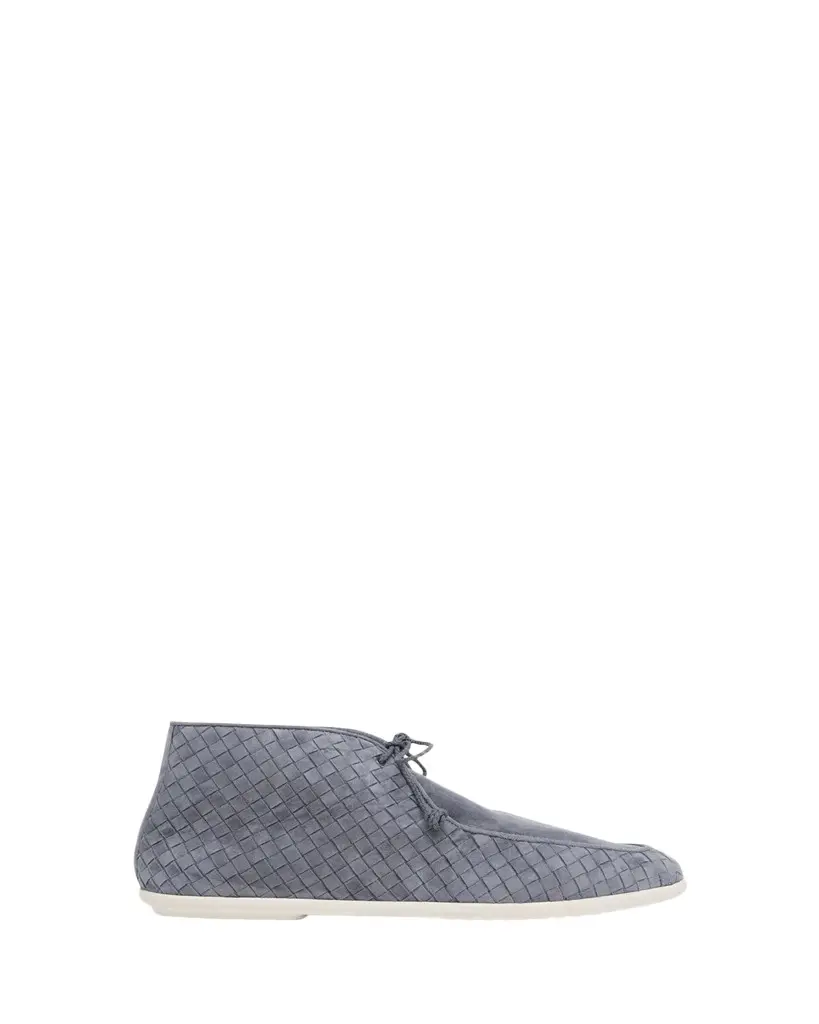 Bottega Veneta Men's Dawson Intrecciato Leather Chukka Boots