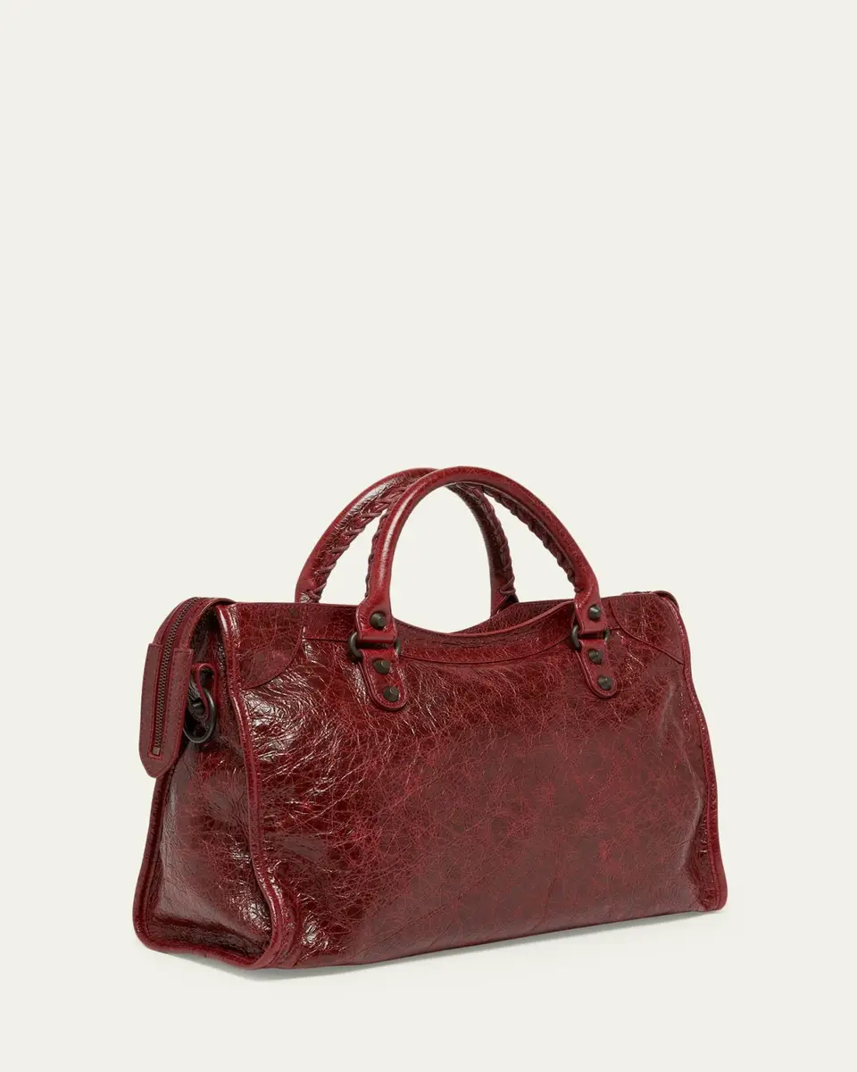 Balenciaga Le City Lambskin Leather Tote Bag | Thumbnail 6 Balenciaga Le City Lambskin Leather Tote Bag | Thumbnail 6