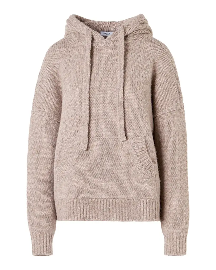 Akris punto Fluffy Alpaca-Wool Knit Hoodie | Image 1 Akris punto Fluffy Alpaca-Wool Knit Hoodie | Image 1