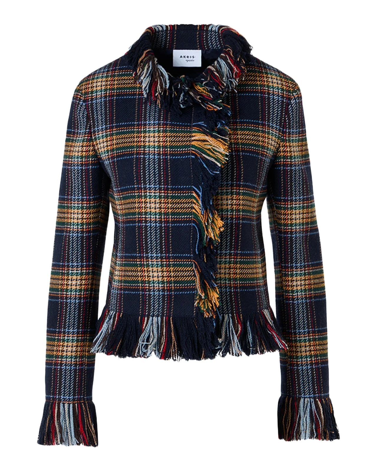 Plaid Tweed Wool-Blend Jacket Plaid Tweed Wool-Blend Jacket
