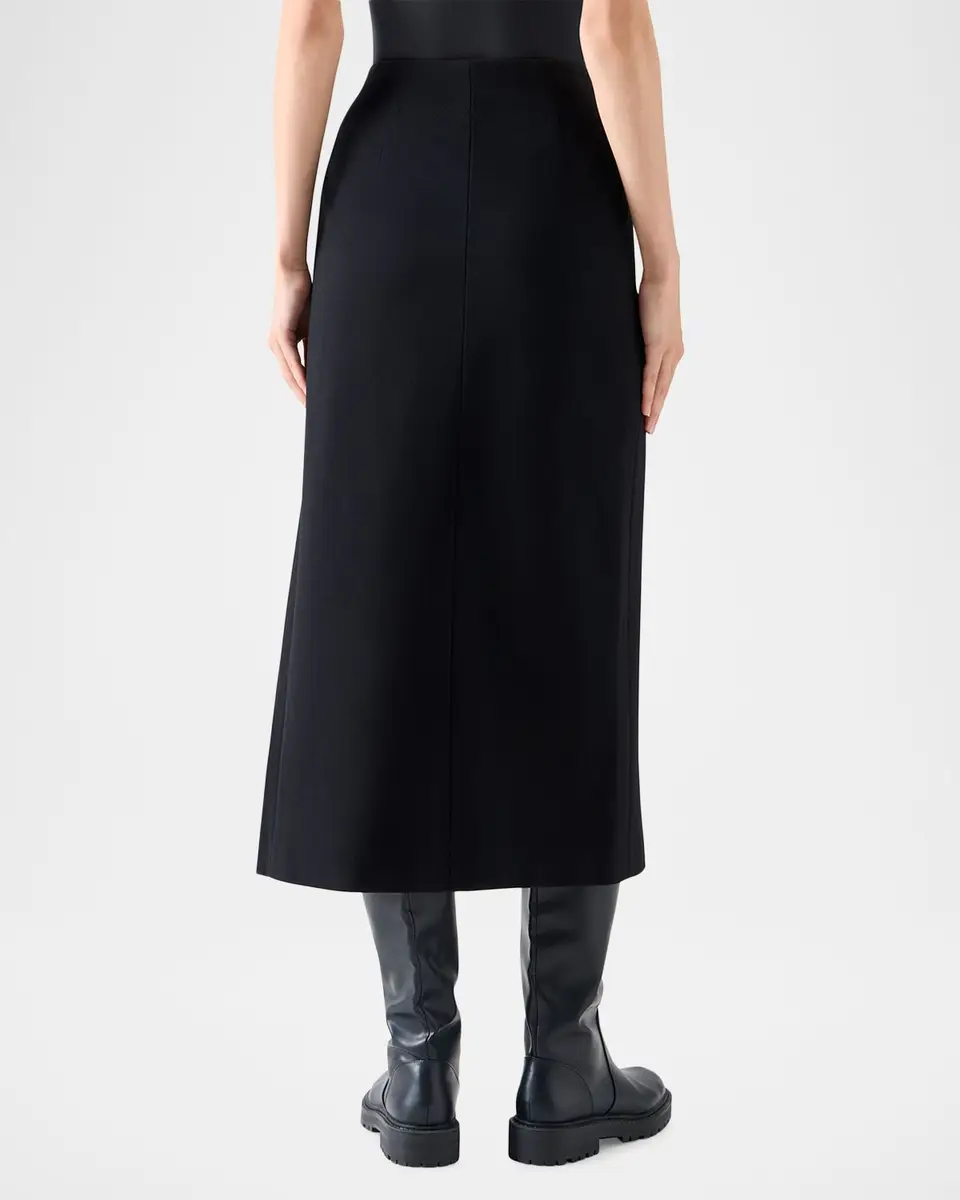 Akris punto Jersey Wrap Midi Skirt | Thumbnail 3 Akris punto Jersey Wrap Midi Skirt | Thumbnail 3