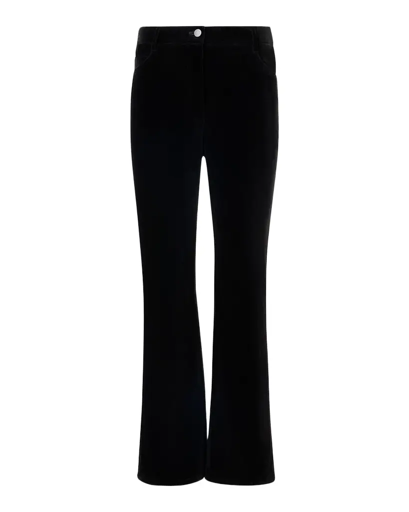 Akris punto Cali Stretch Velvet Bootcut Pants | Image 1 Akris punto Cali Stretch Velvet Bootcut Pants | Image 1