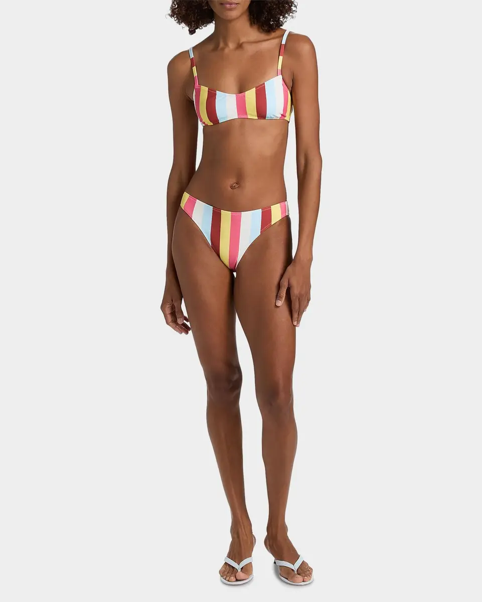 Solid & Striped The Rachel Striped Bikini Bottom | Thumbnail 2