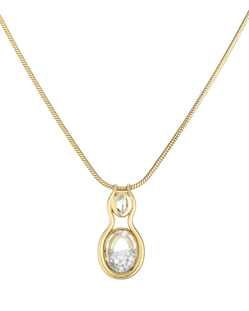 MORITZ GLIK 18K Yellow Gold Kaleidoscope Shaker Rastro Necklace with Diamonds | Image 1 MORITZ GLIK 18K Yellow Gold Kaleidoscope Shaker Rastro Necklace with Diamonds | Image 1