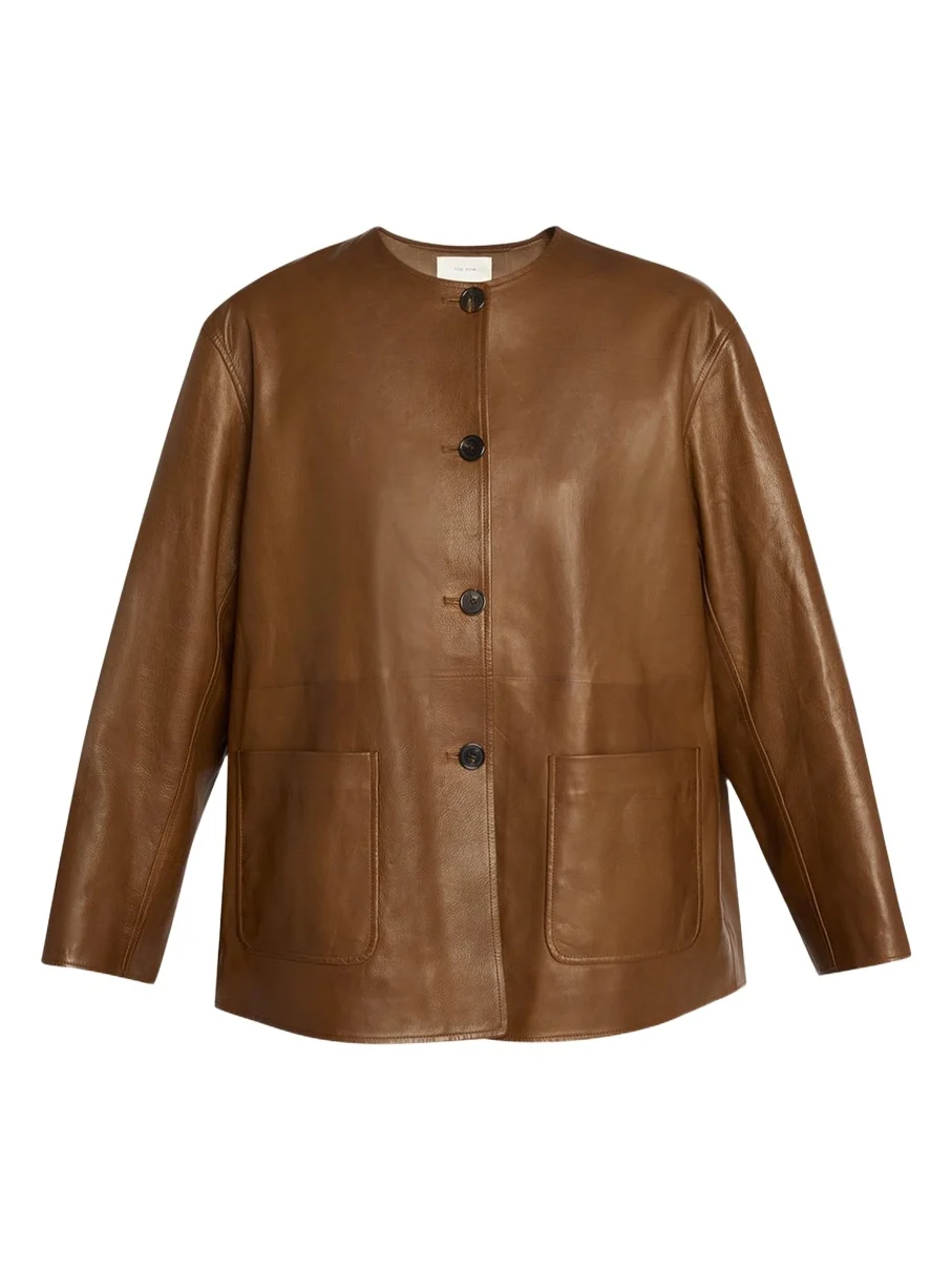 Quintus Leather Single-Breasted Jacket