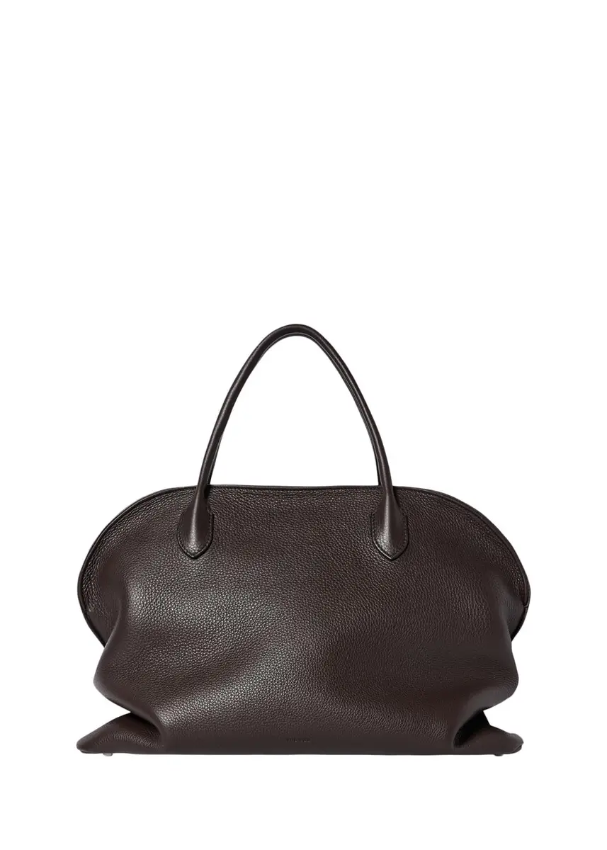 The Row Agnes 15 Top-Handle Bag in Grain Leather | Thumbnail 3 The Row Agnes 15 Top-Handle Bag in Grain Leather | Thumbnail 3