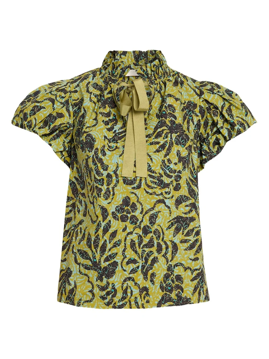 Estela Batik Floral Blouse Estela Batik Floral Blouse