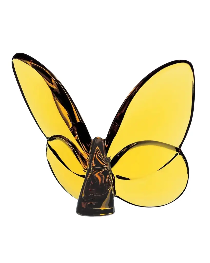 2.5" Lucky Crystal Amber Butterfly