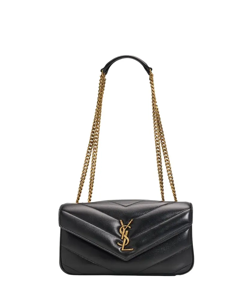 Saint Laurent Loulou YSL Quilted Leather Shoulder Bag | Image 1 Saint Laurent Loulou YSL Quilted Leather Shoulder Bag | Image 1