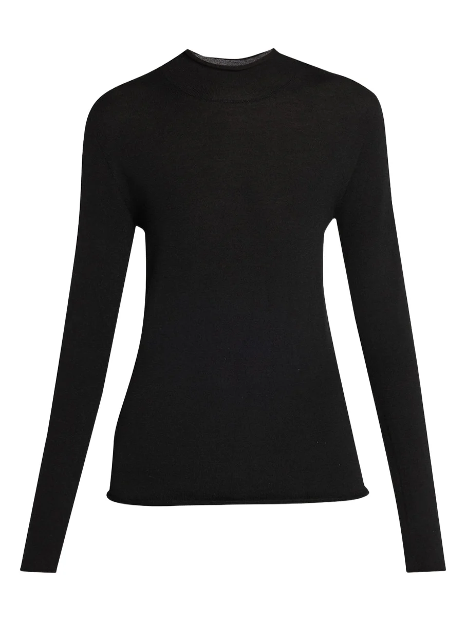 The Row Phaed Cashmere Mock-Neck Sweater