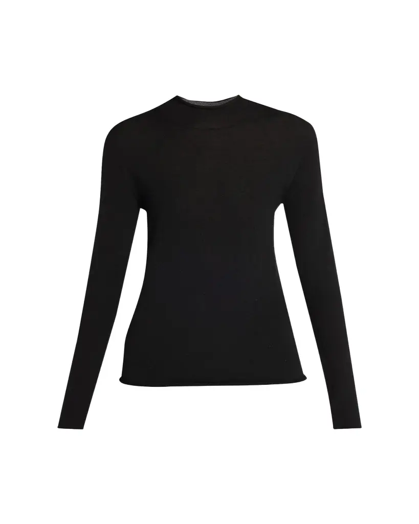 The Row Phaed Cashmere Mock-Neck Sweater | Image 1 The Row Phaed Cashmere Mock-Neck Sweater | Image 1