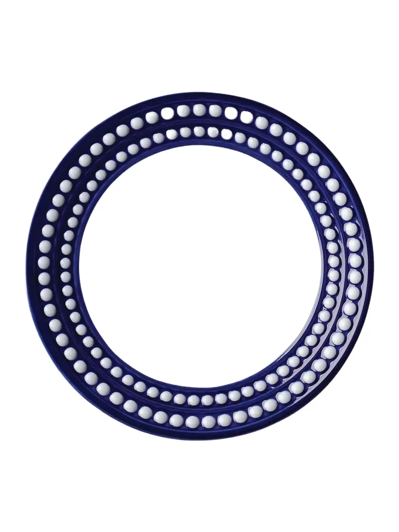 L'Objet Perlee Bleu Bread & Butter Plate