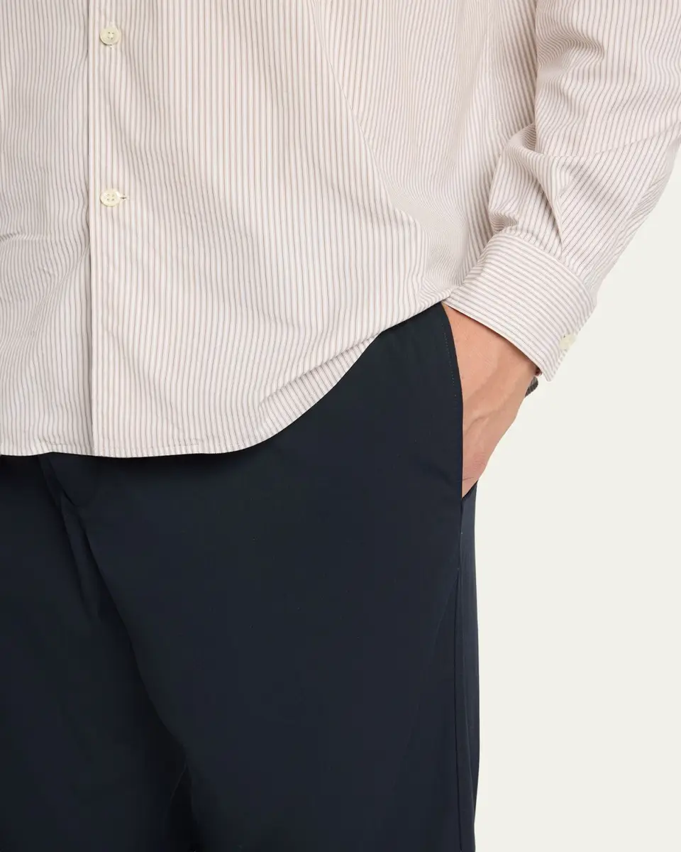 The Row Men's Pascale Stretch Poplin Pants | Thumbnail 5 The Row Men's Pascale Stretch Poplin Pants | Thumbnail 5