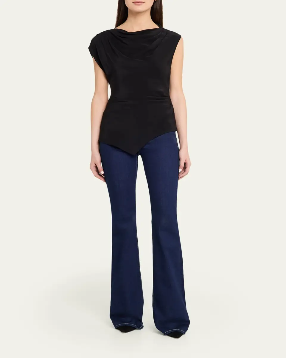 Veronica Beard Yvonne Asymmetric Top | Thumbnail 2 Veronica Beard Yvonne Asymmetric Top | Thumbnail 2
