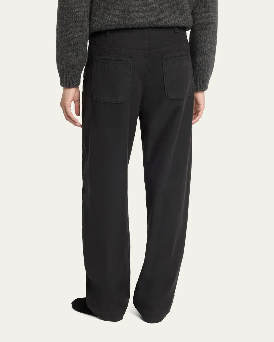 The Row Bayou Cotton Toile Barrel-Leg Pants | Thumbnail 3