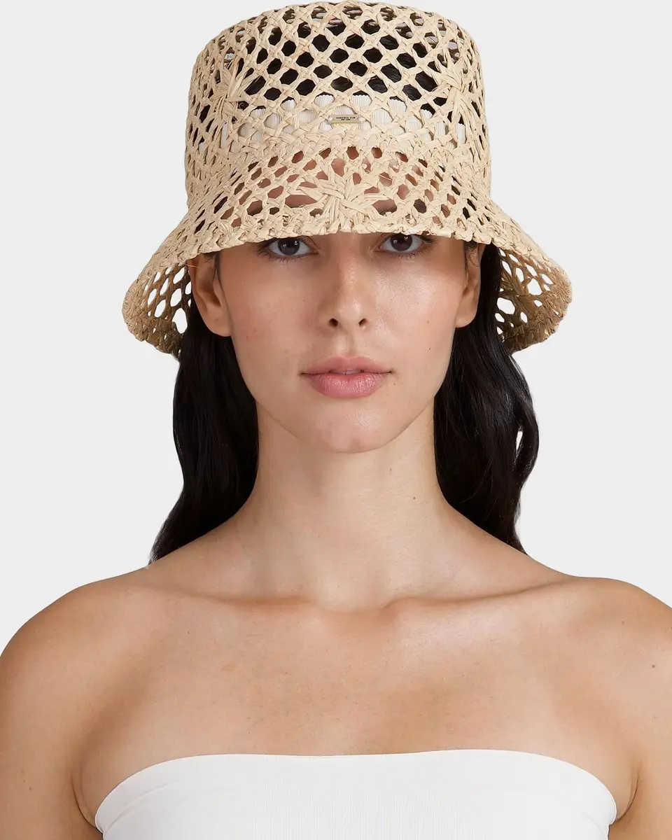 Eugenia Kim Jonah Open-Weave Bucket Hat | Thumbnail 2 Eugenia Kim Jonah Open-Weave Bucket Hat | Thumbnail 2
