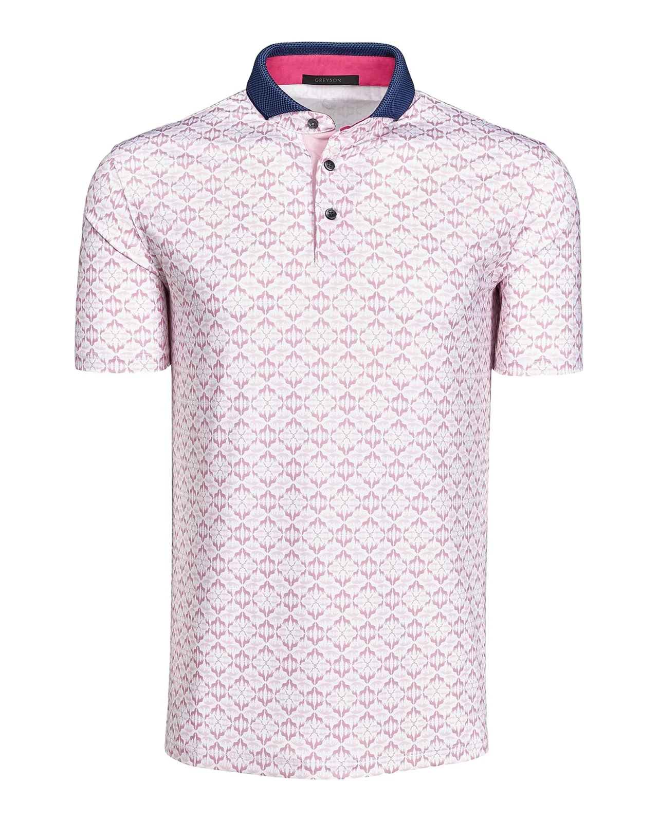 Greyson Wolf Labryinth Printed Polo Shirt