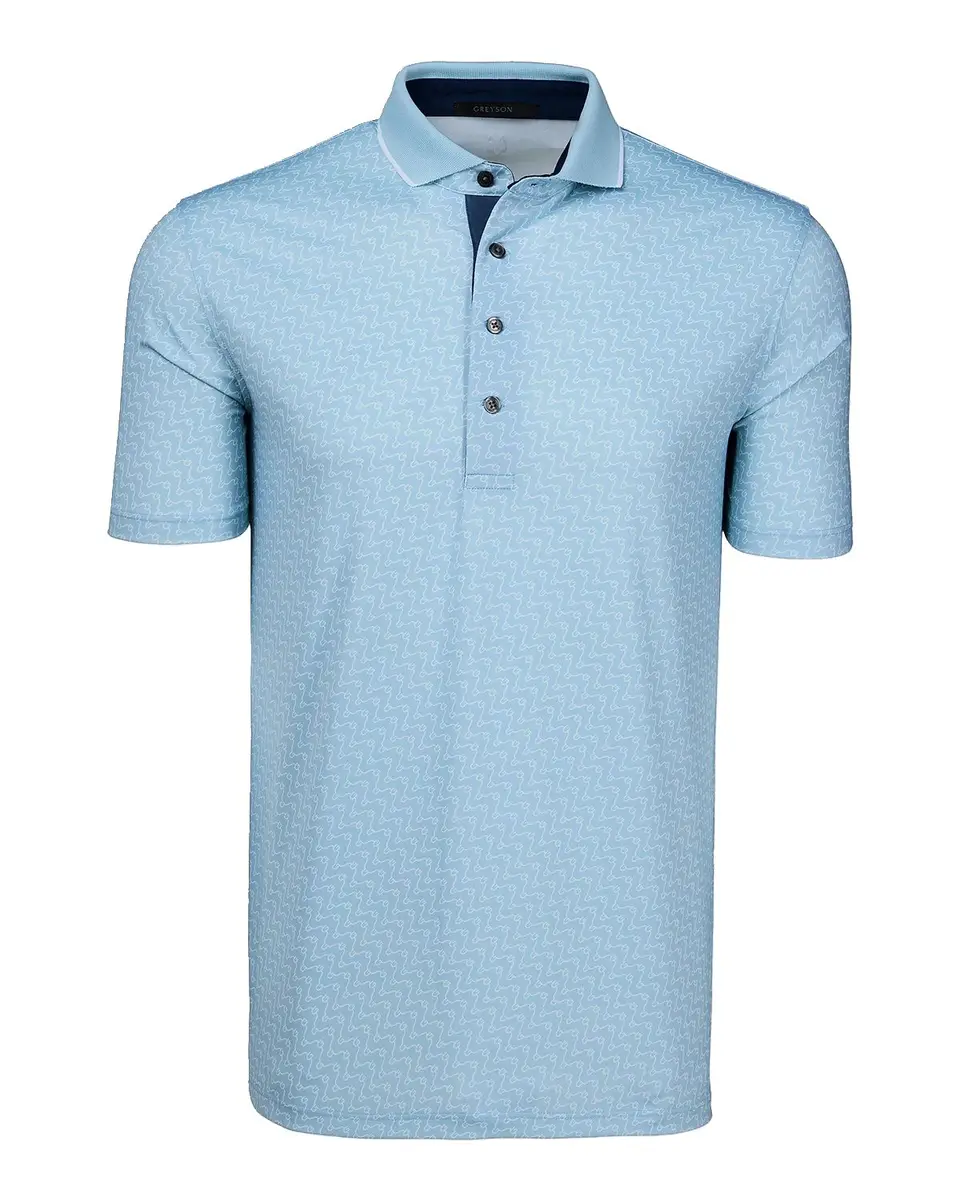 Greyson Men's Rogue River Connected G Wave Polo Shirt | Thumbnail 3