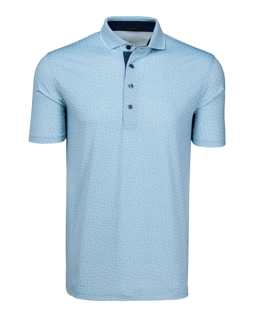 Greyson Men's Rogue River Connected G Wave Polo Shirt