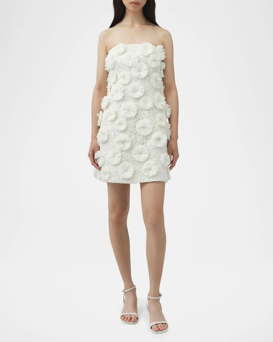 Simkhai Holland Floral Strapless Mini Dress | Thumbnail 2 Simkhai Holland Floral Strapless Mini Dress | Thumbnail 2