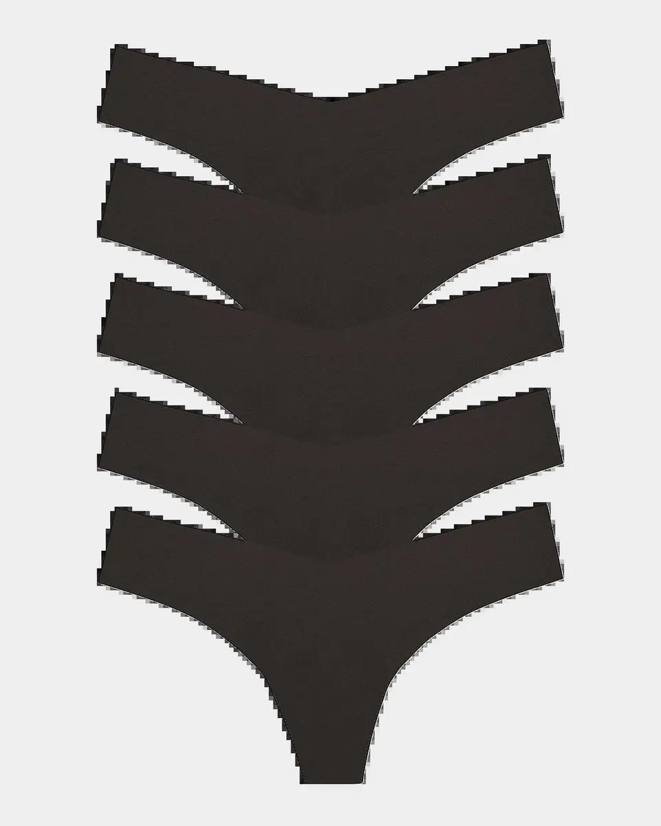 Commando Microfiber 5-Pack Thong Set | Thumbnail 2 Commando Microfiber 5-Pack Thong Set | Thumbnail 2