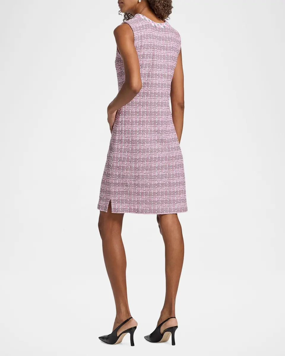 Misook Tweed Knit Sheath Minidress | Thumbnail 3 Misook Tweed Knit Sheath Minidress | Thumbnail 3