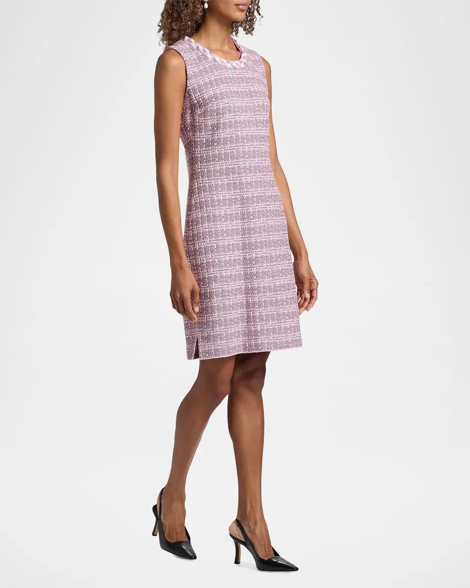 Misook Tweed Knit Sheath Minidress | Thumbnail 7 Misook Tweed Knit Sheath Minidress | Thumbnail 7