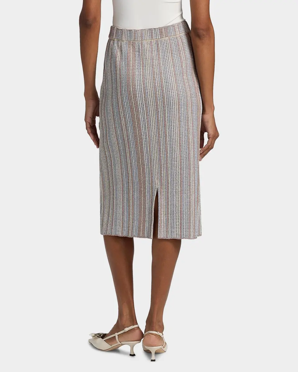 Misook Striped Knit Pencil Midi Skirt | Thumbnail 3 Misook Striped Knit Pencil Midi Skirt | Thumbnail 3