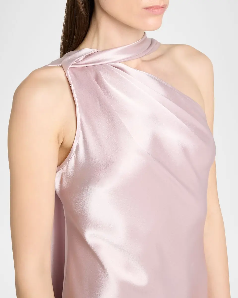 Talbot Runhof Crepe Satin One-Shoulder Long Evening Gown | Thumbnail 5 Talbot Runhof Crepe Satin One-Shoulder Long Evening Gown | Thumbnail 5