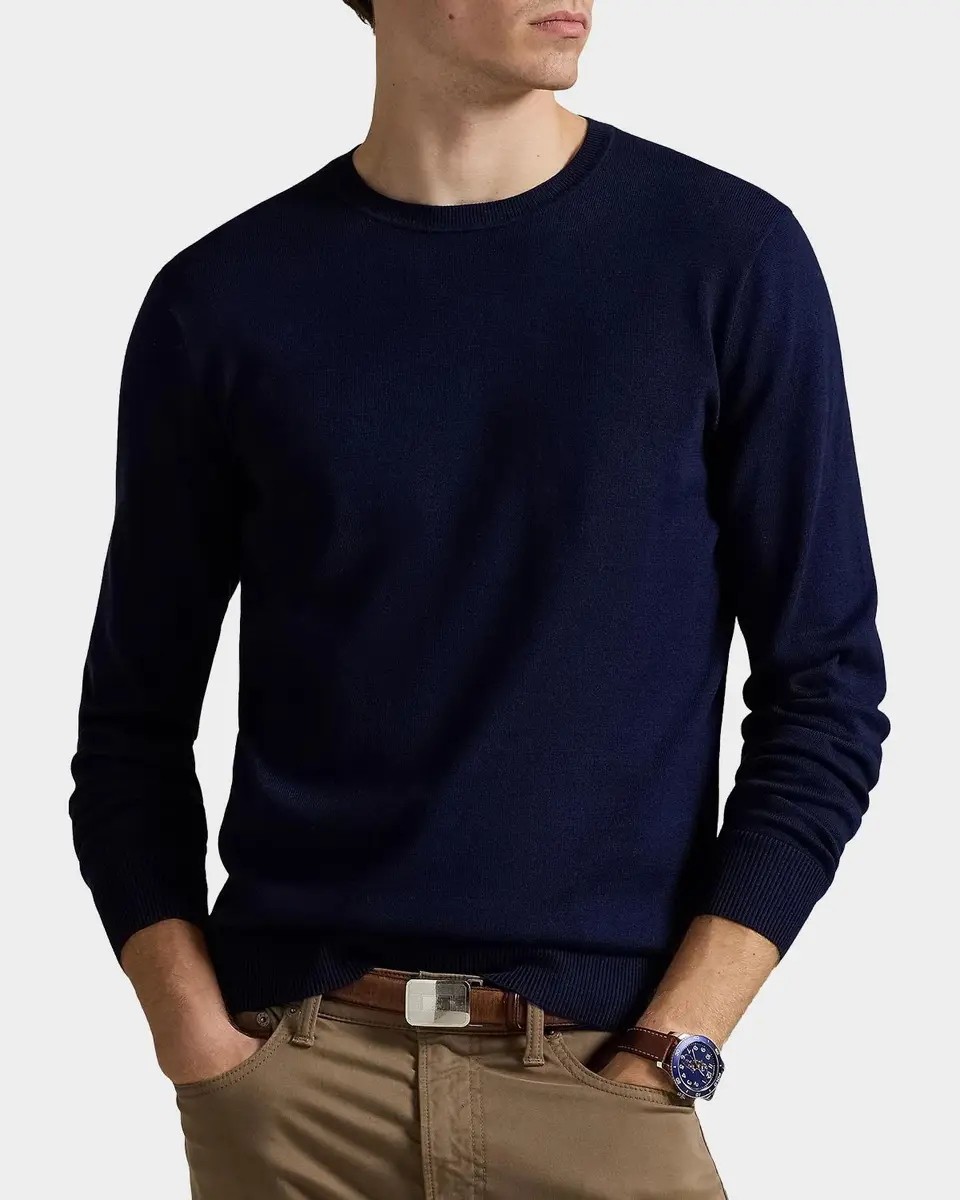 Polo Ralph Lauren Men's Cotton Knit Sweater | Thumbnail 4 Polo Ralph Lauren Men's Cotton Knit Sweater | Thumbnail 4