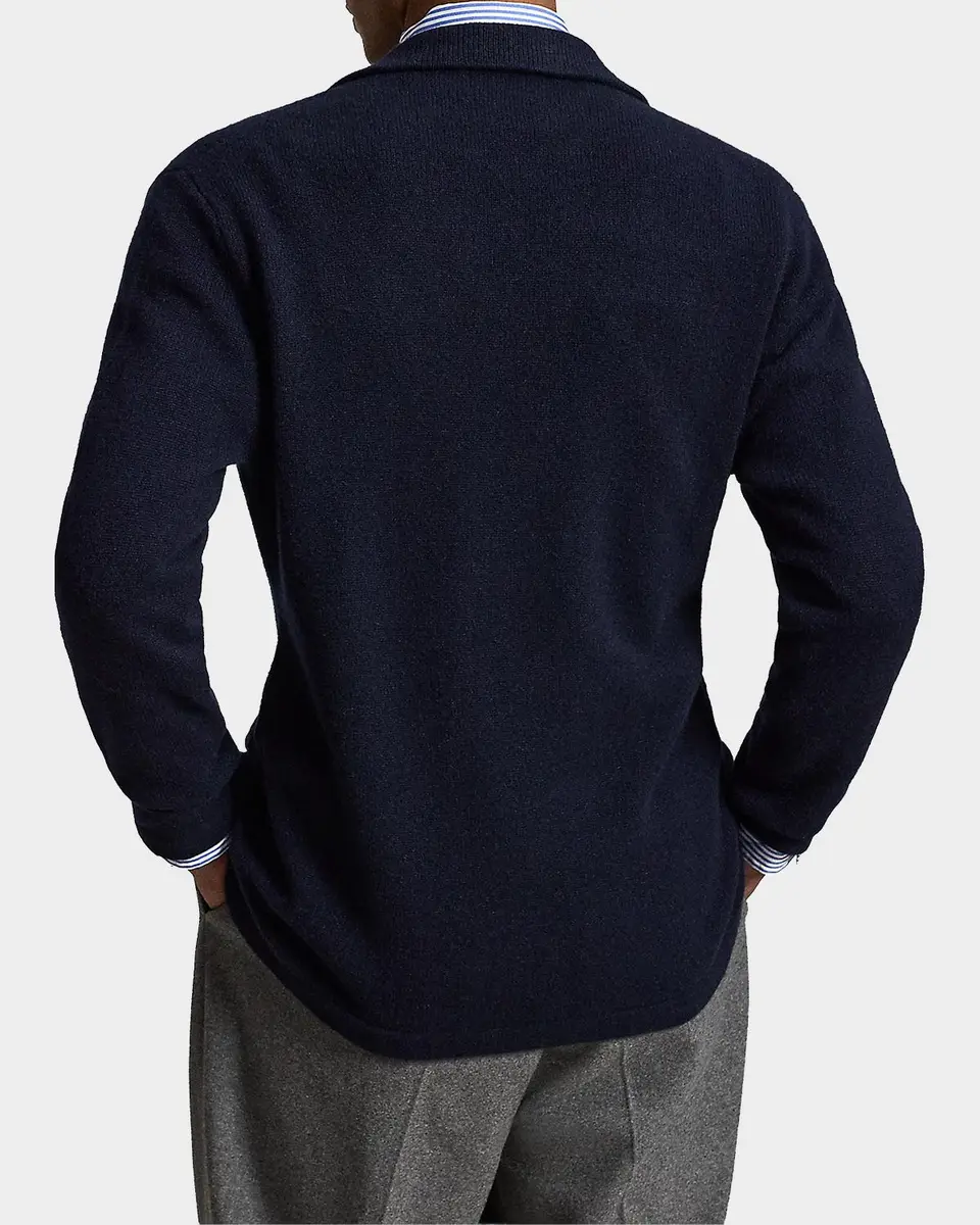 Polo Ralph Lauren Men's Aviator Cashmere Double-Breasted Blazer | Thumbnail 3 Polo Ralph Lauren Men's Aviator Cashmere Double-Breasted Blazer | Thumbnail 3