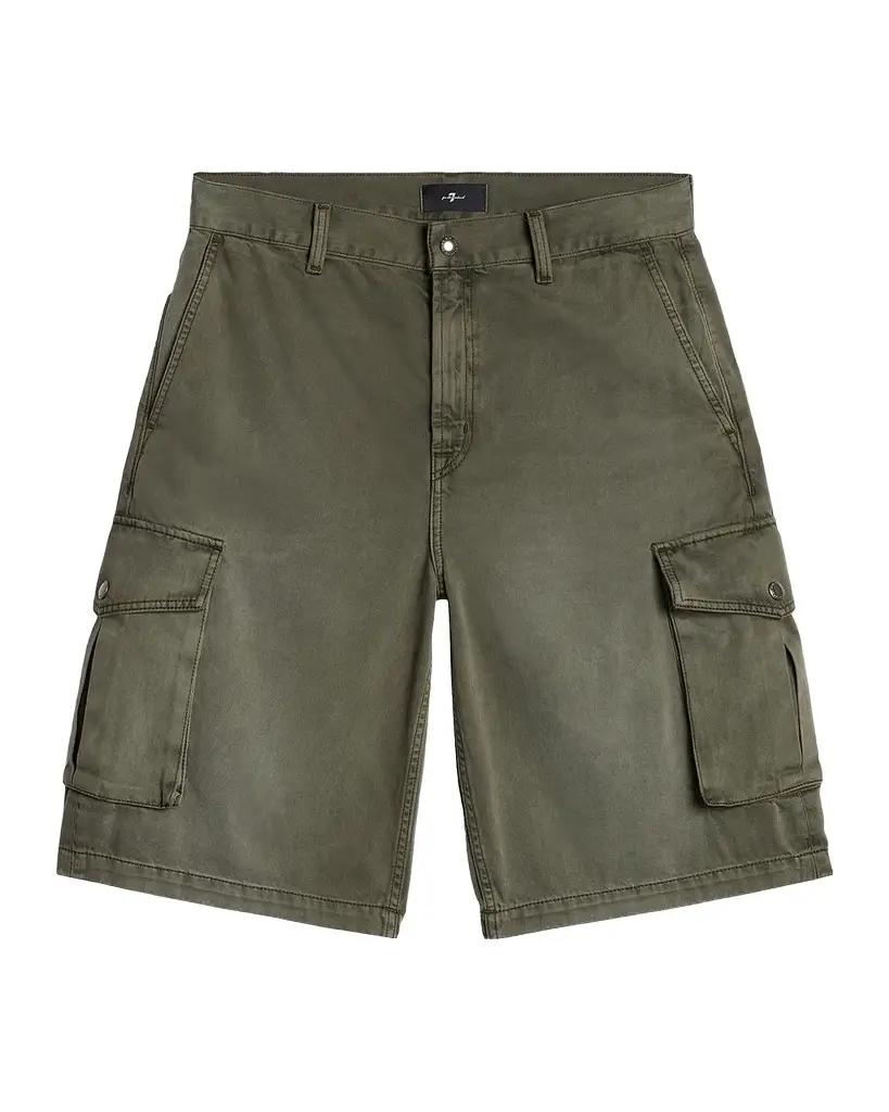 7 For All Mankind Men's Cotton-Blend Cargo Shorts