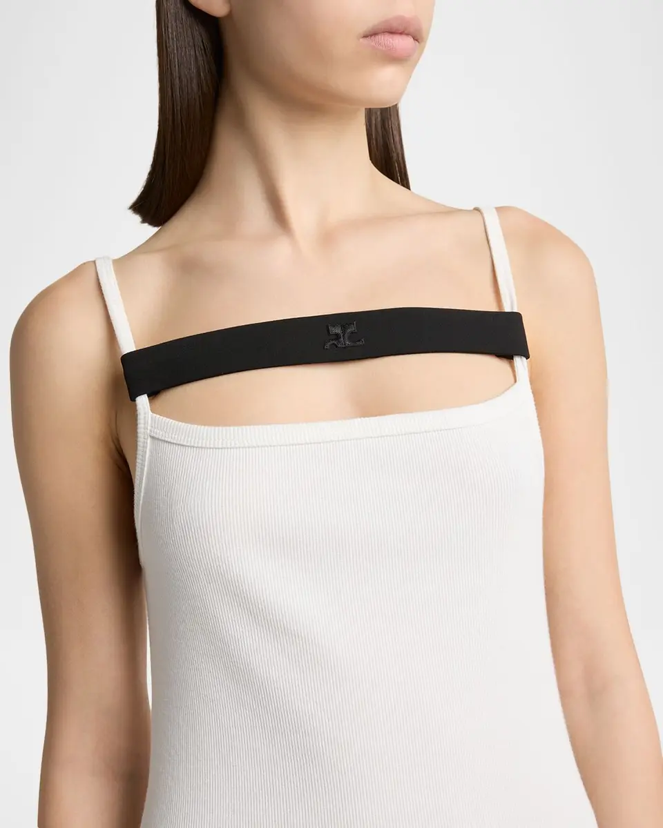 Courrèges 90s Rib Strap Tank Top | Thumbnail 5 Courrèges 90s Rib Strap Tank Top | Thumbnail 5