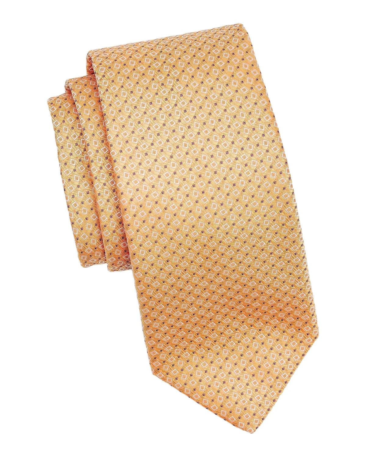 Canali Micro Quadratti Silk Tie