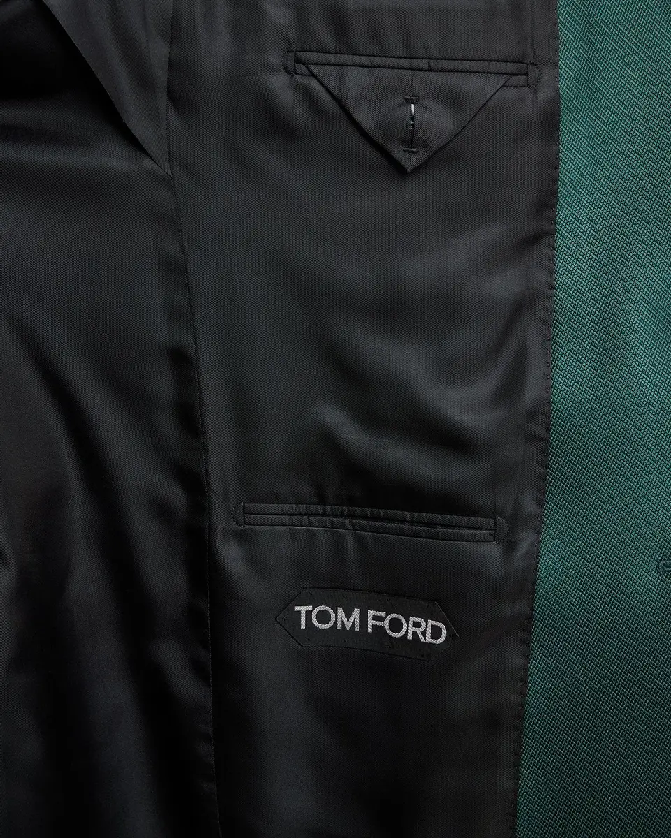 Tom Ford Men's Wool Peak Lapel Modern Fit Single-Breasted Sport Coat | Thumbnail 6 Tom Ford Men's Wool Peak Lapel Modern Fit Single-Breasted Sport Coat | Thumbnail 6