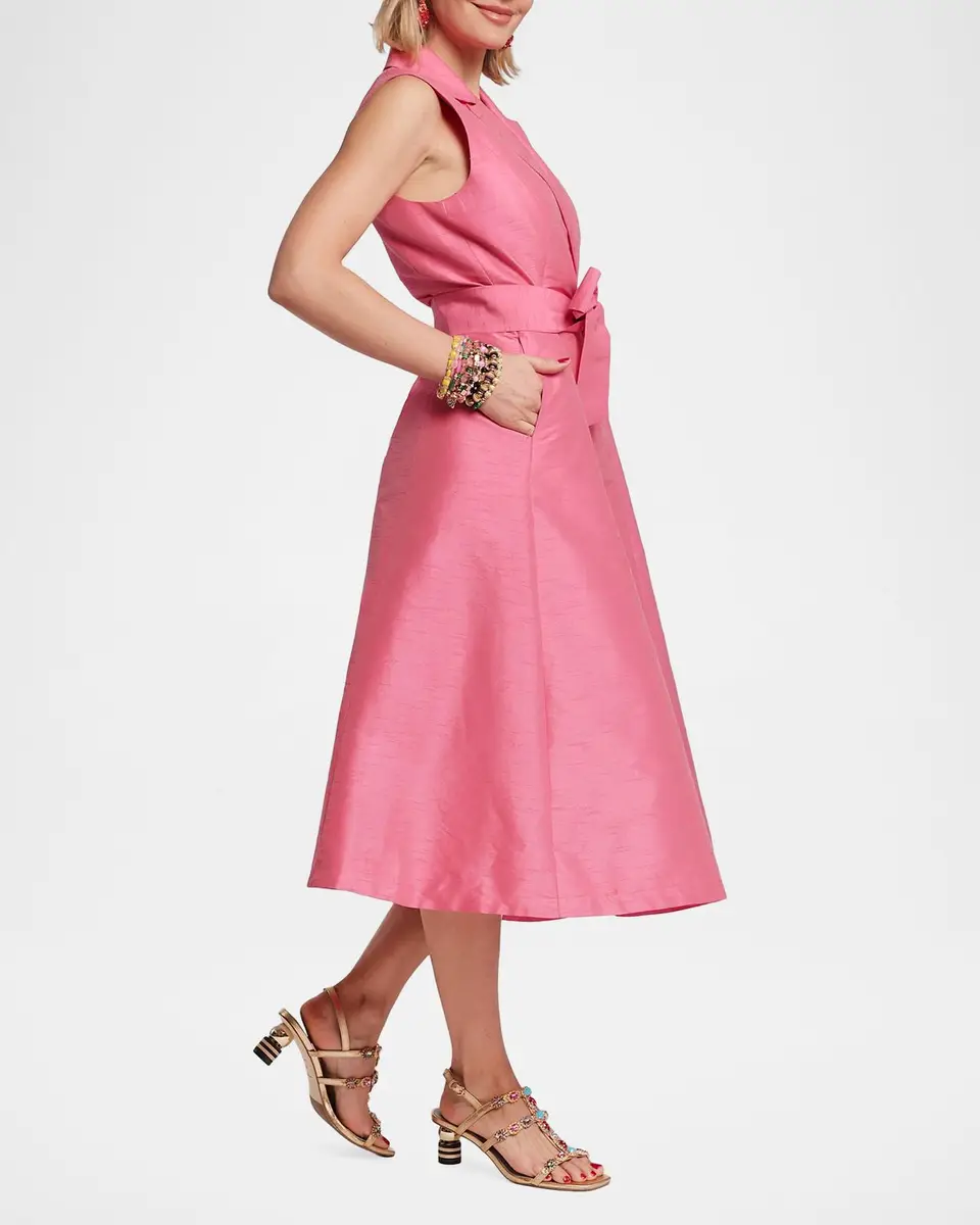 Frances Valentine Lucia Wrap Midi-Dress | Thumbnail 2 Frances Valentine Lucia Wrap Midi-Dress | Thumbnail 2
