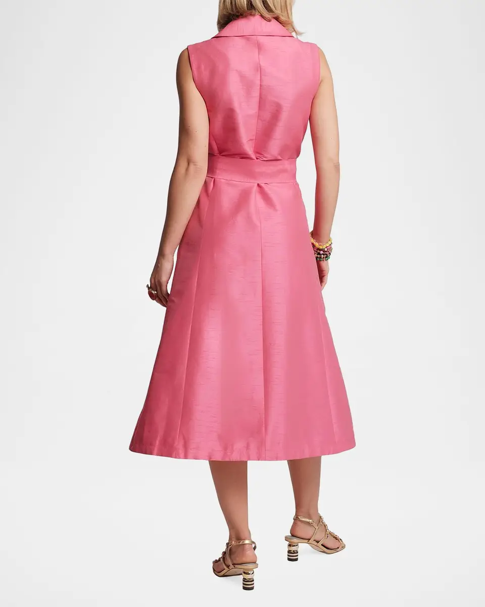 Frances Valentine Lucia Wrap Midi-Dress | Thumbnail 3 Frances Valentine Lucia Wrap Midi-Dress | Thumbnail 3
