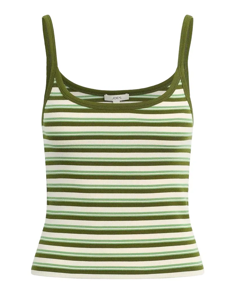 Joe 's Jeans Striped Cotton-Blend Cami | Image 1 Joe 's Jeans Striped Cotton-Blend Cami | Image 1