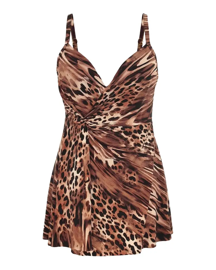 Miraclesuit Ocicat Adora Swim Dress | Image 1 Miraclesuit Ocicat Adora Swim Dress | Image 1